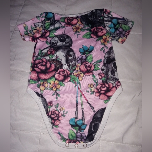 Worn Once Infant StarWars Romper/onesie Size 70 (6-12M) - Picture 2 of 3